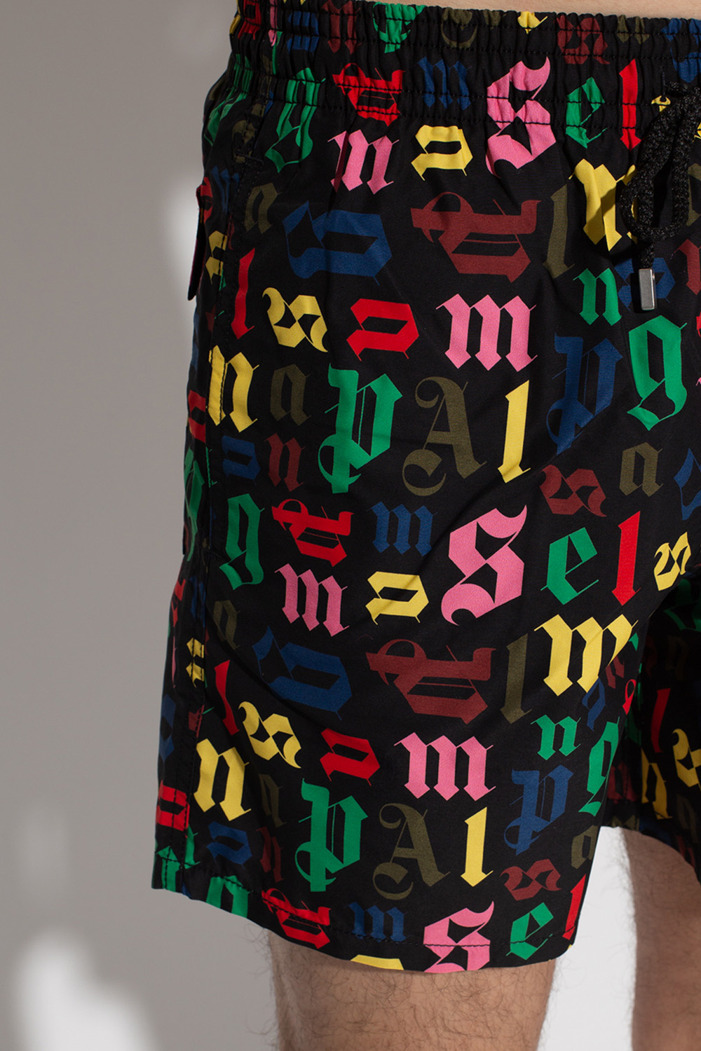 bird-print swim shorts Blau - Palm Angels x Vilebrequin Palm